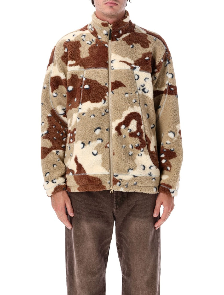 Obey Sherpa Textured Camouflage Jacket By Obey