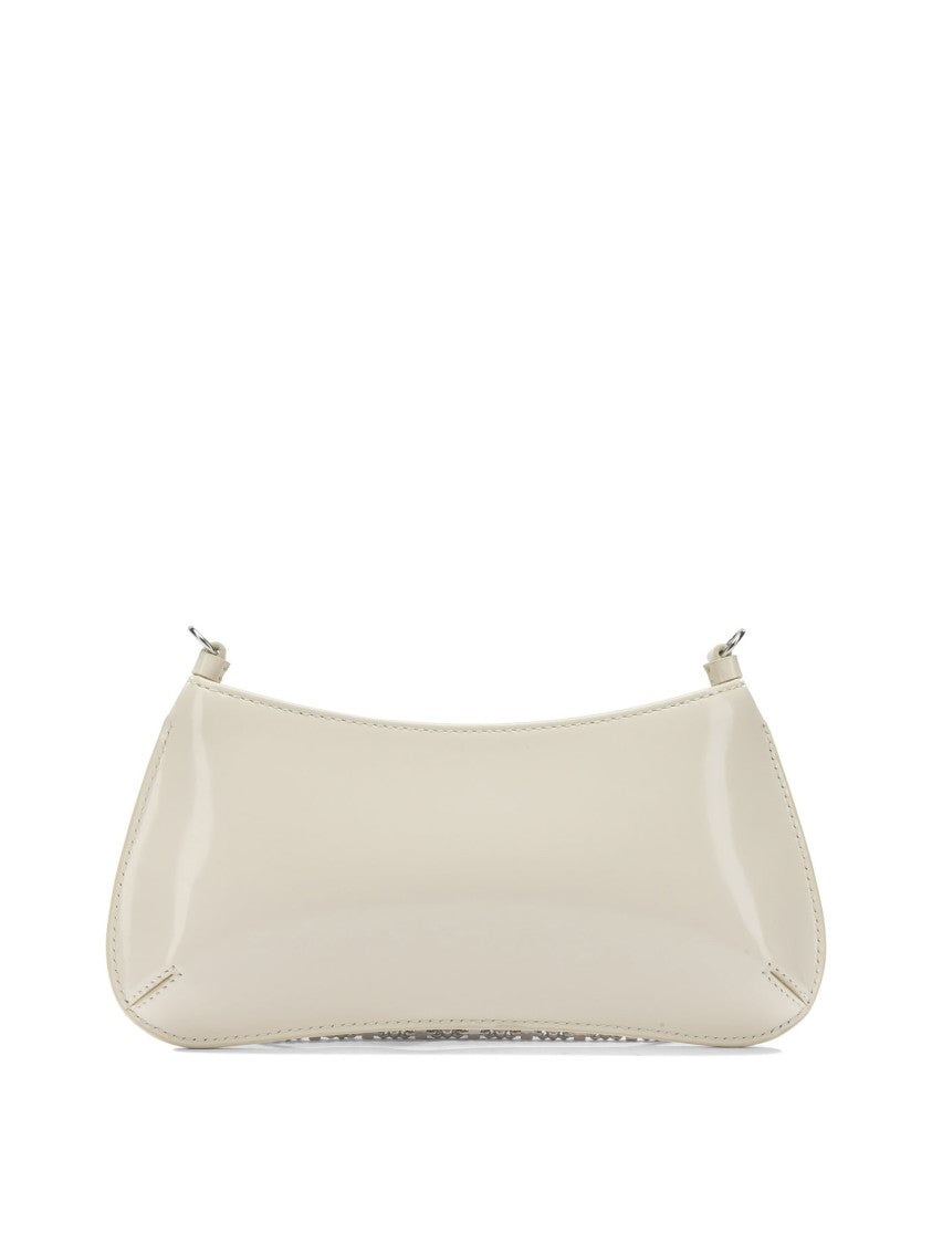 Jacquemus Rectangular Smooth Leather Shoulder Bag With Silver-Tone Chain