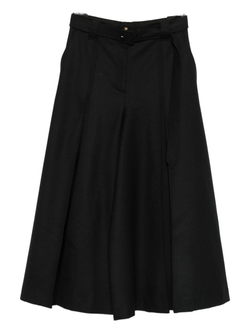 Zimmermann Wide-Leg Black Trousers With High Waist