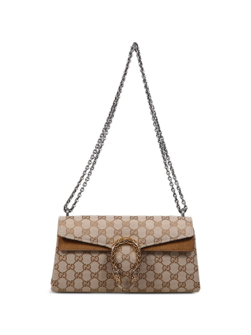 Gucci Monogram Rectangular Leather Shoulder Bag