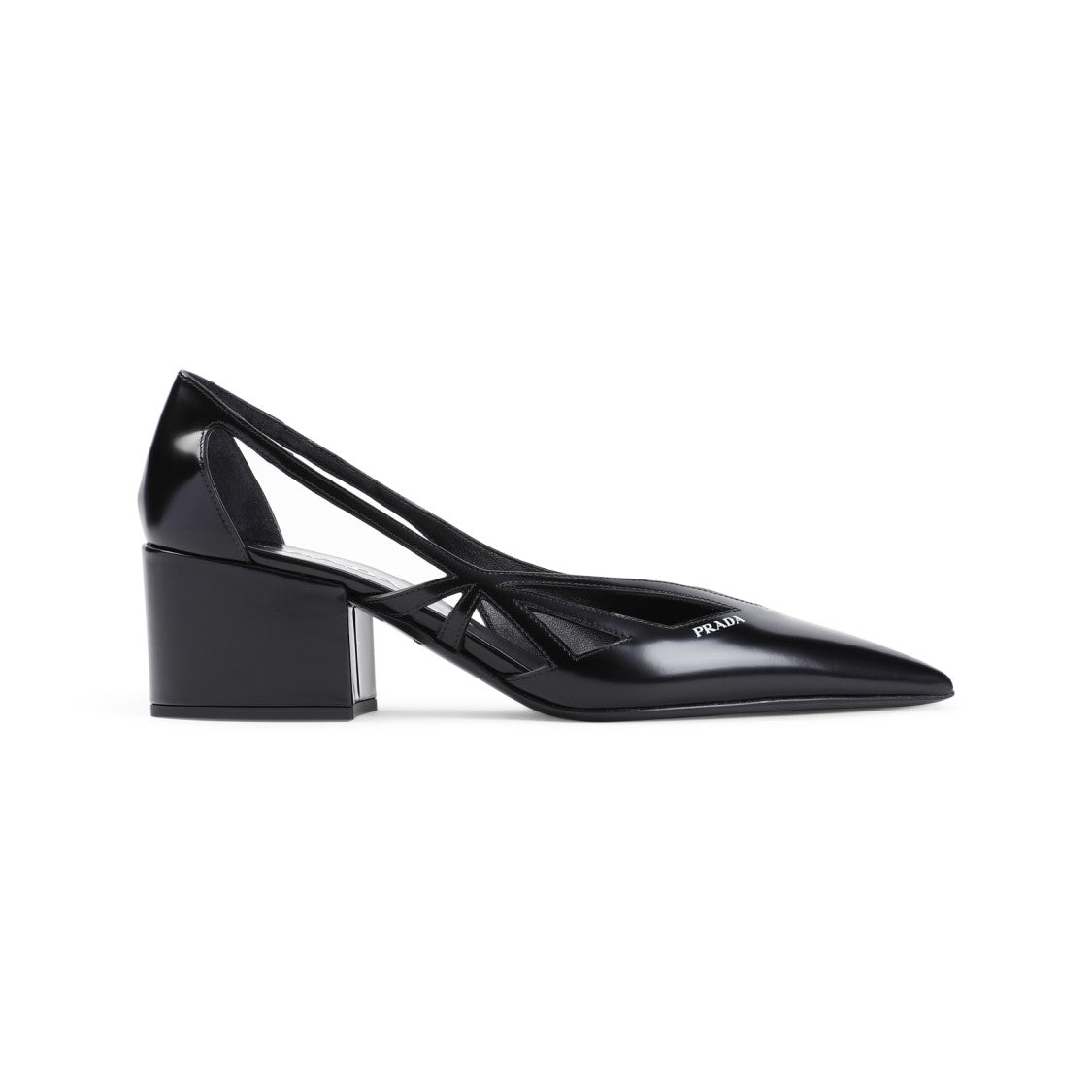 Prada Black Calf Leather Pumps
