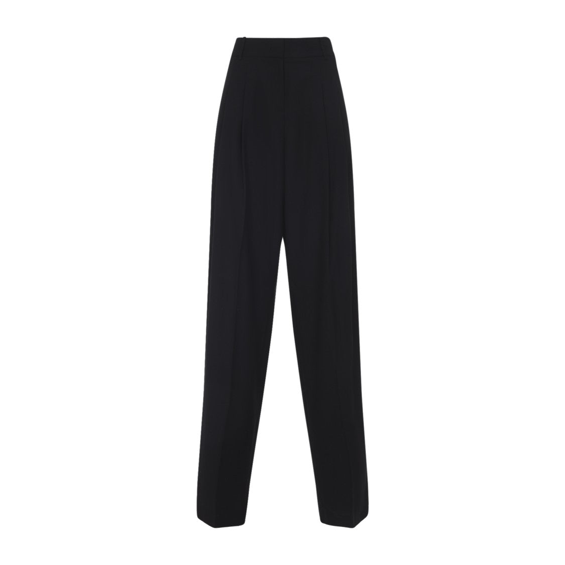 The Frankie Shop Wide-Leg Trousers With Tailored Silhouette And Pleated Front