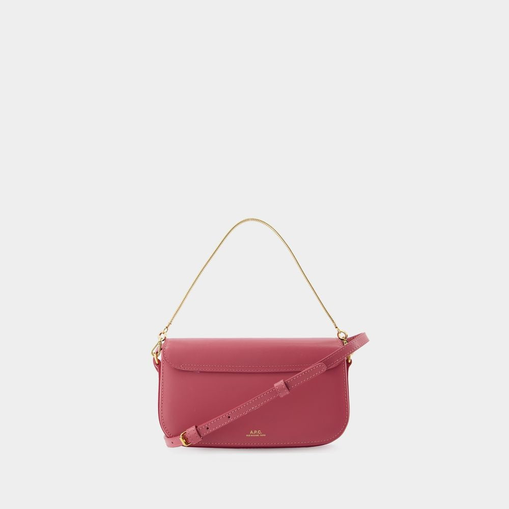 A.P.C. Grace Chaine Crossbody - Leather - Pink