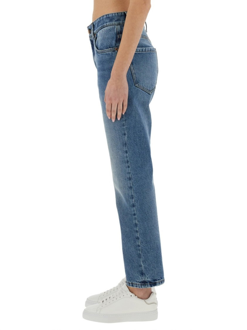 Brunello Cucinelli Light Blue Straight-Leg Jeans