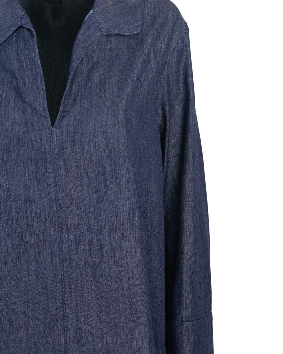 Max Mara Caterina Blue Shirt