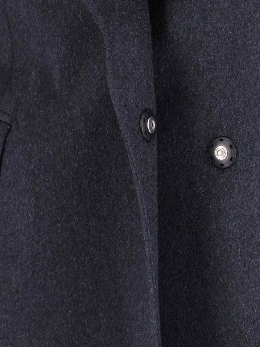 Tagliatore Long Tailored Jacket With Notched Lapel