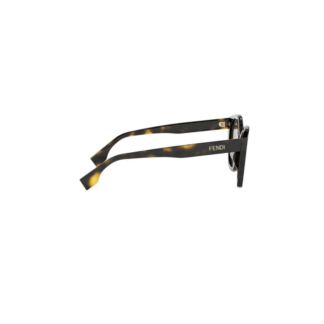 Fendi Fe40175i Tortoiseshell Oversized Cat-Eye Sunglasses