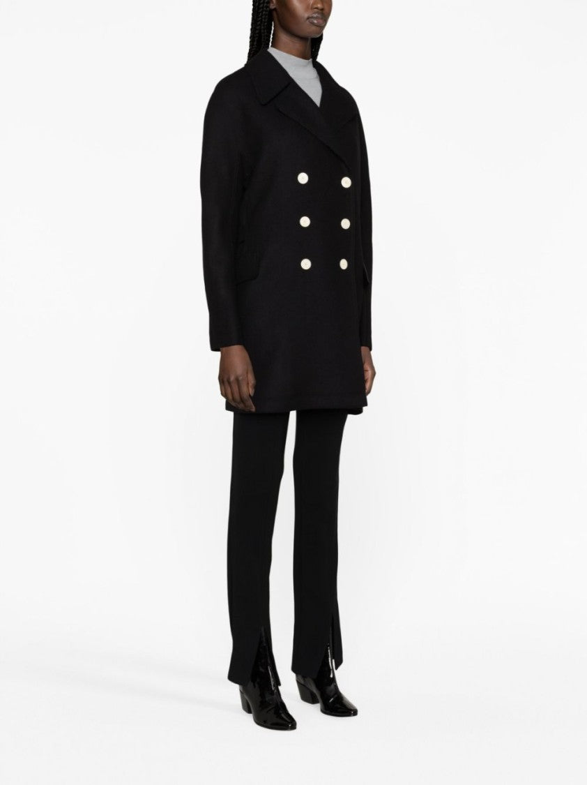 Lanvin Double-Breasted Virgin Wool Coat