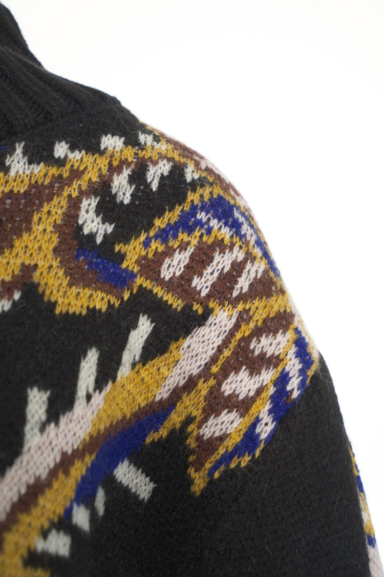 Farm Rio Floral Print Sweater