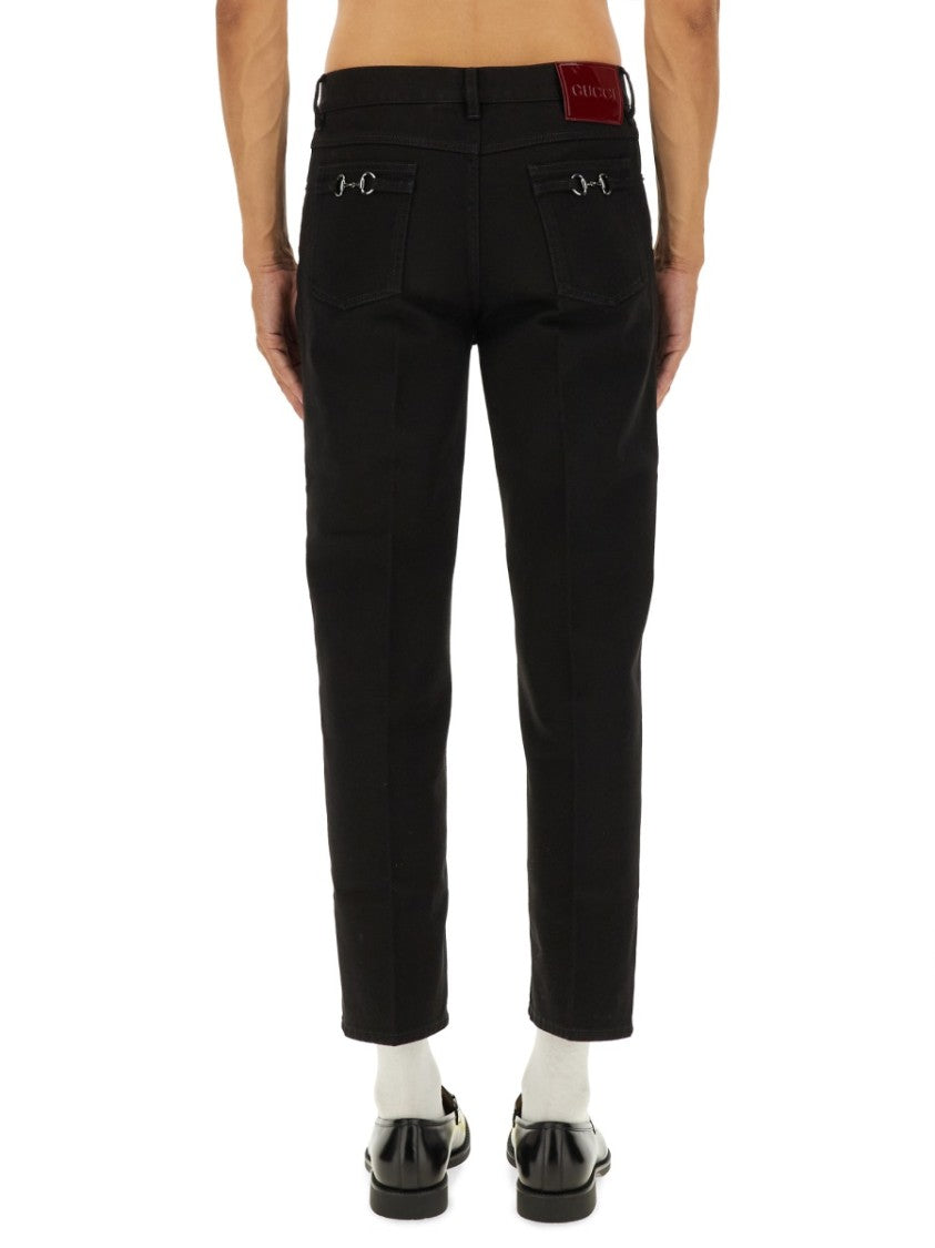 Gucci Tailored Slim Fit Pants With Classic Five-Pocket Design