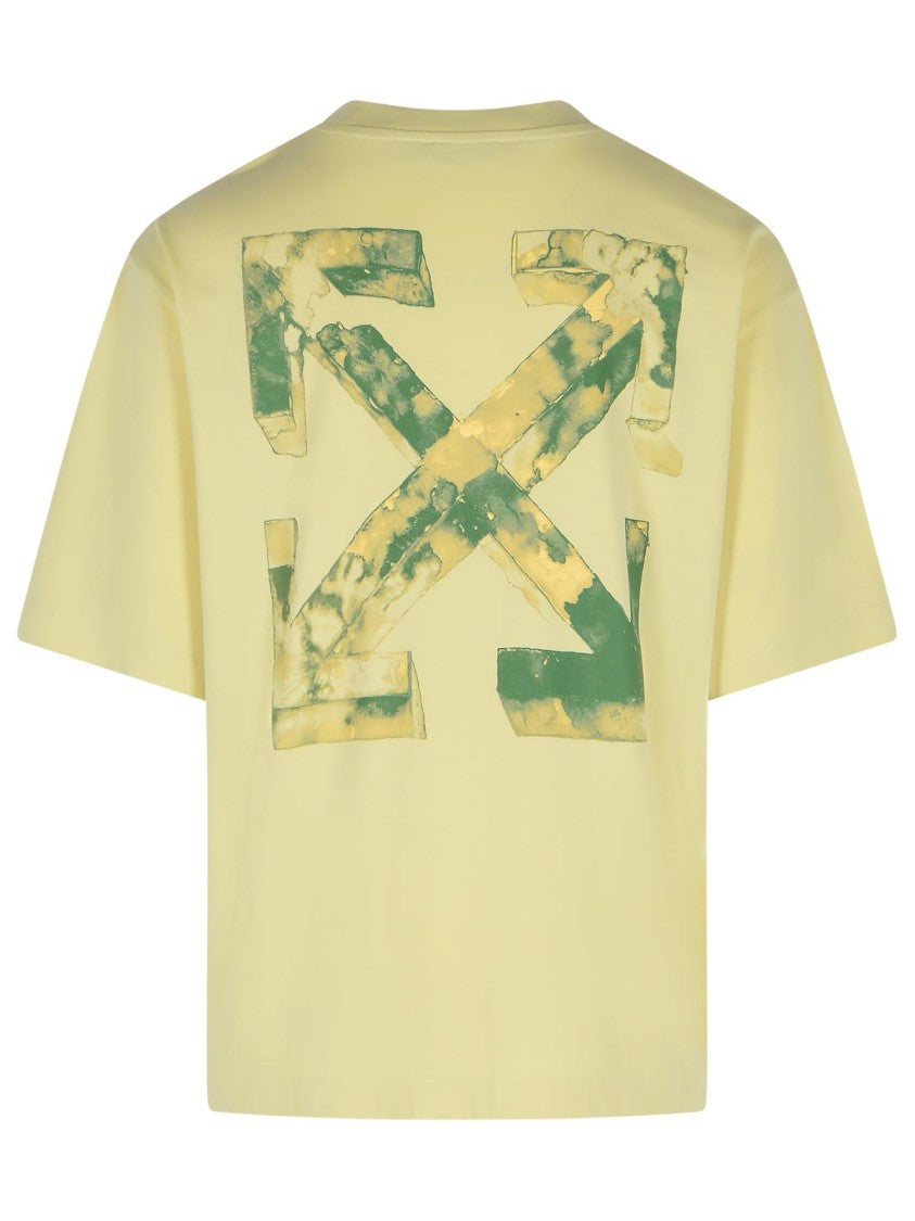 Off-White 'Cloudy Arrow' Ivory Cotton T-Shirt