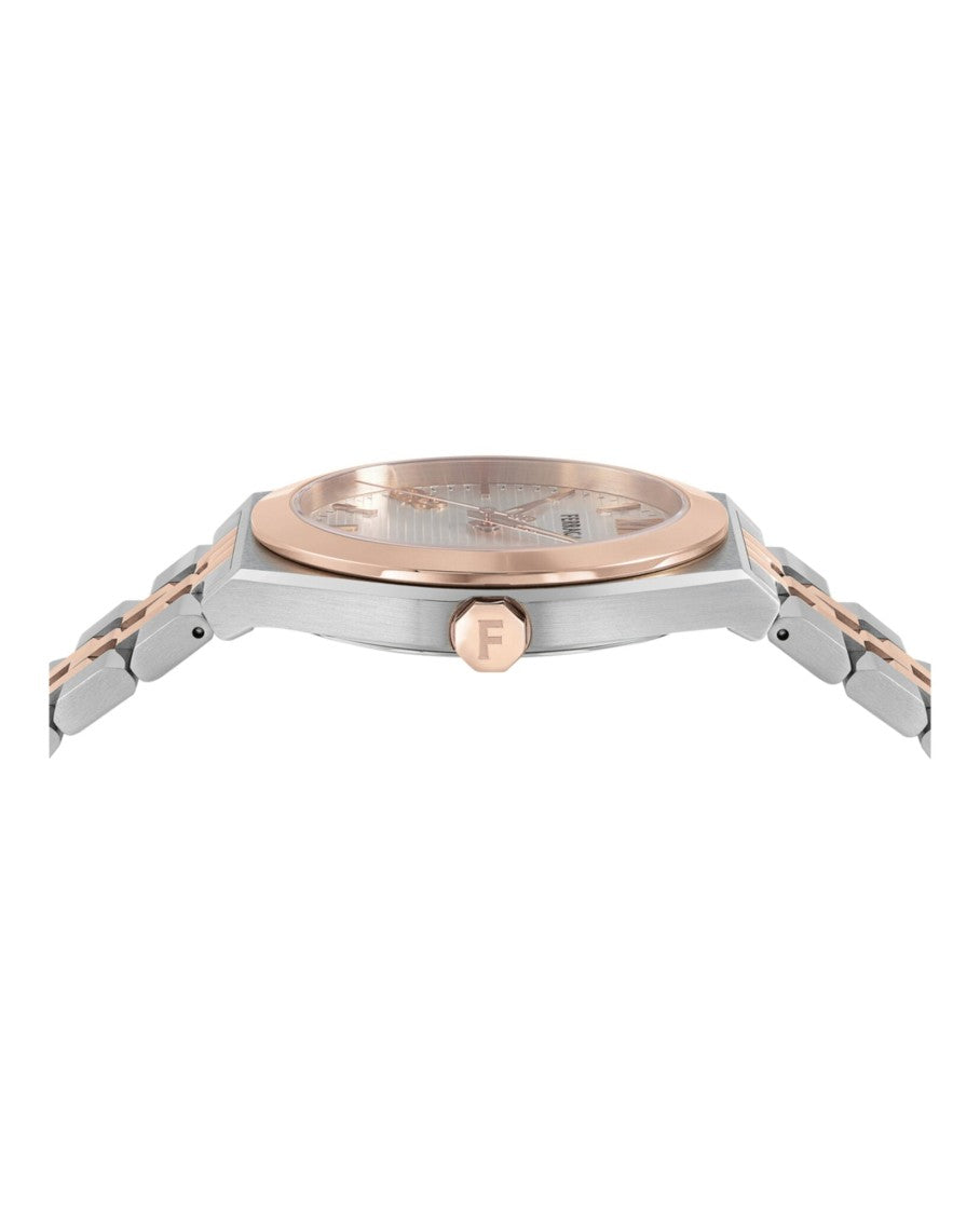 Ferragamo Swiss-Made Quartz Vega New Bracelet Watch With Guilloche Dial
