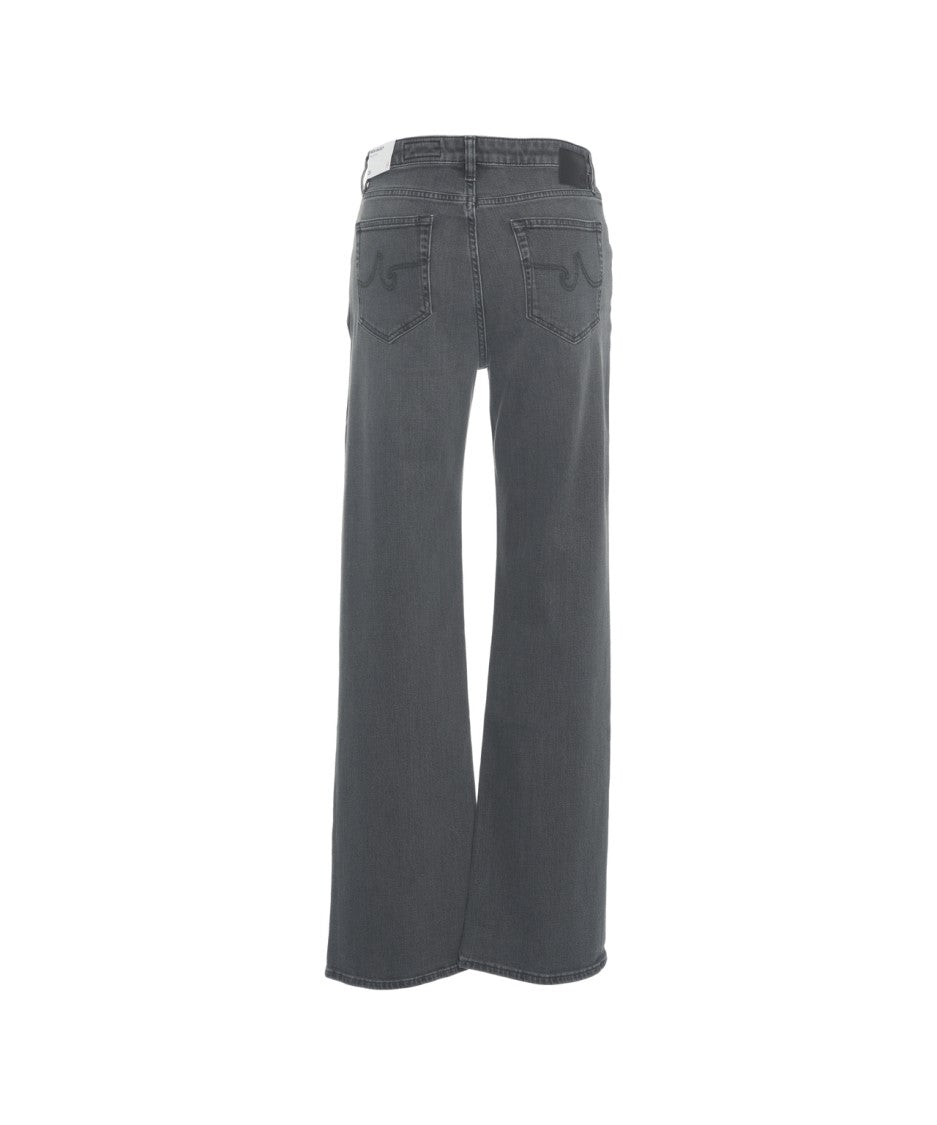 Ag Jeans Straight Leg High-Waisted Jeans