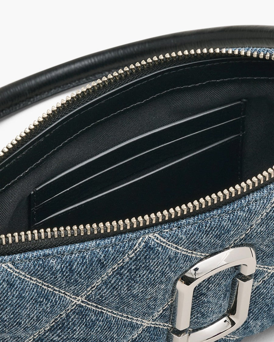 Marc Jacobs The Quilted Denim Snapshot Convertible Shoulder Bag
