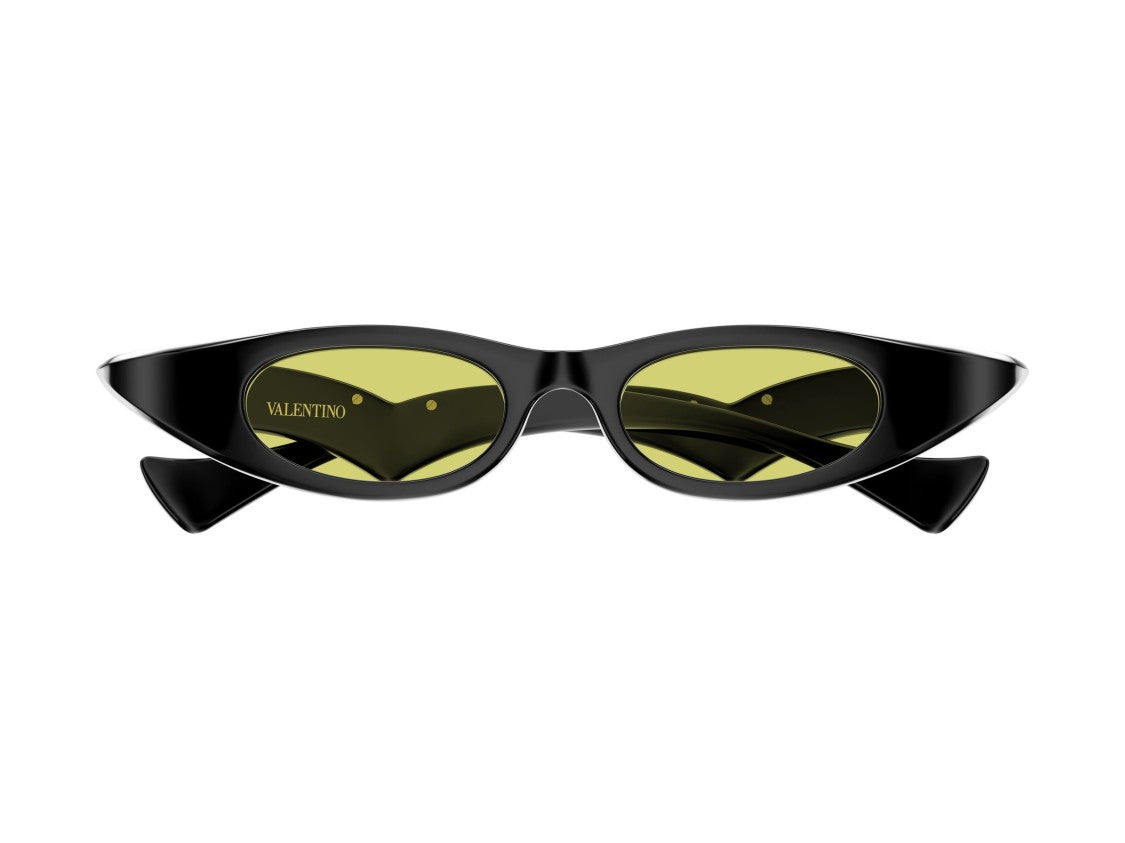 Valentino Gold Vg0045s Winged Cat-Eye Sunglasses