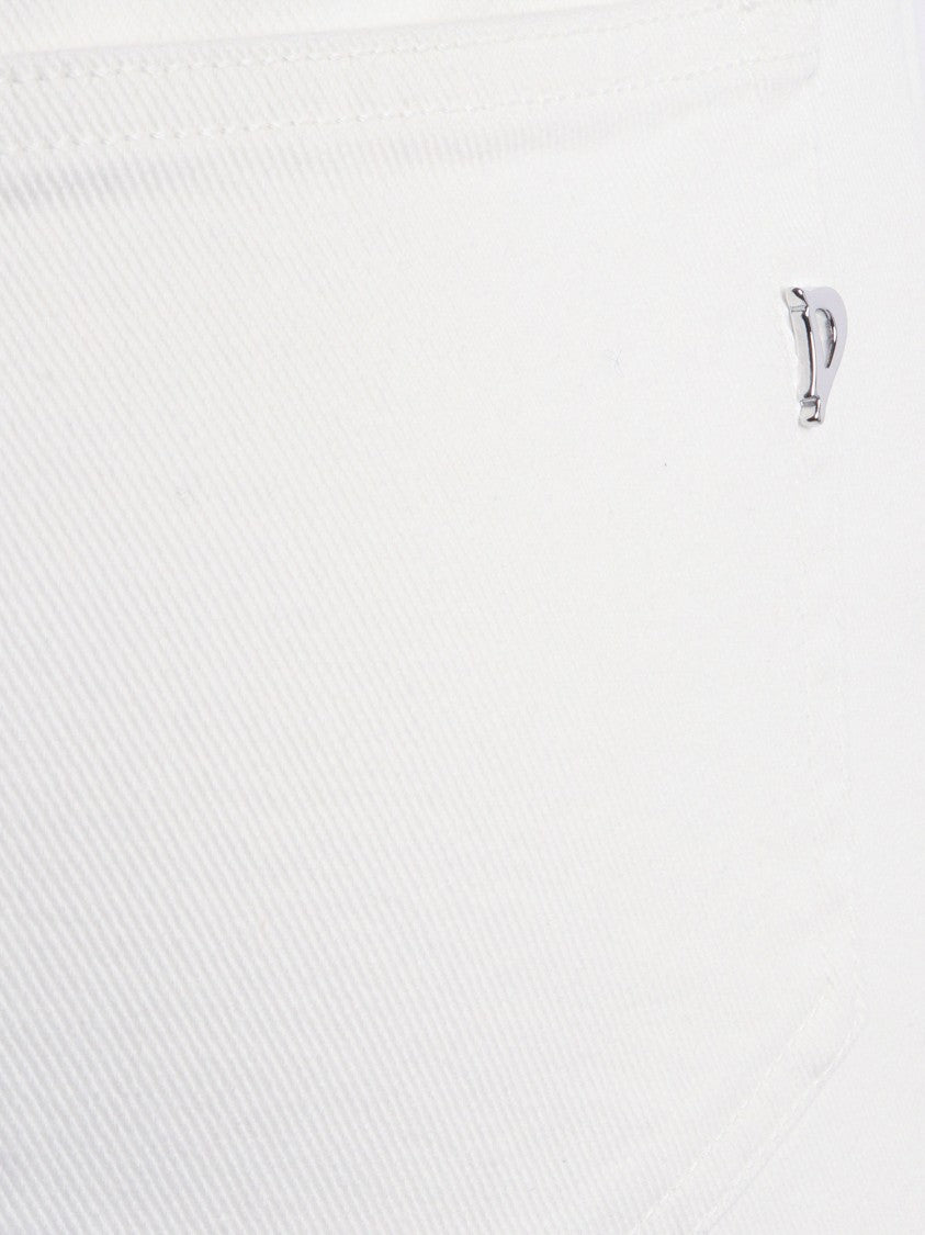 Dondup Minimalist Cotton Elastane Mini Skirt