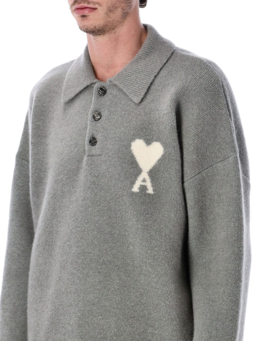 Ami Paris Adc Polo Wool Sweater
