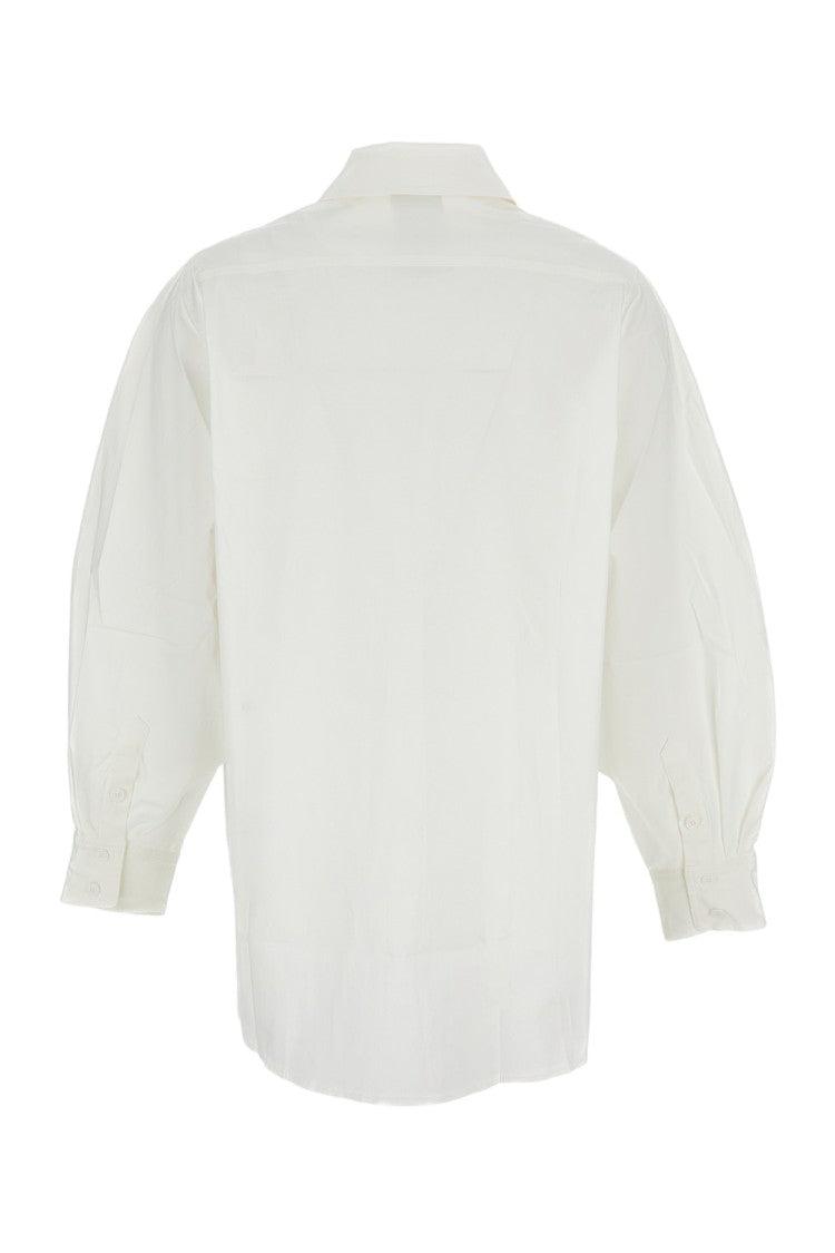 Irie' Crisp White Shirt With Structured Collar And Button-Down Front