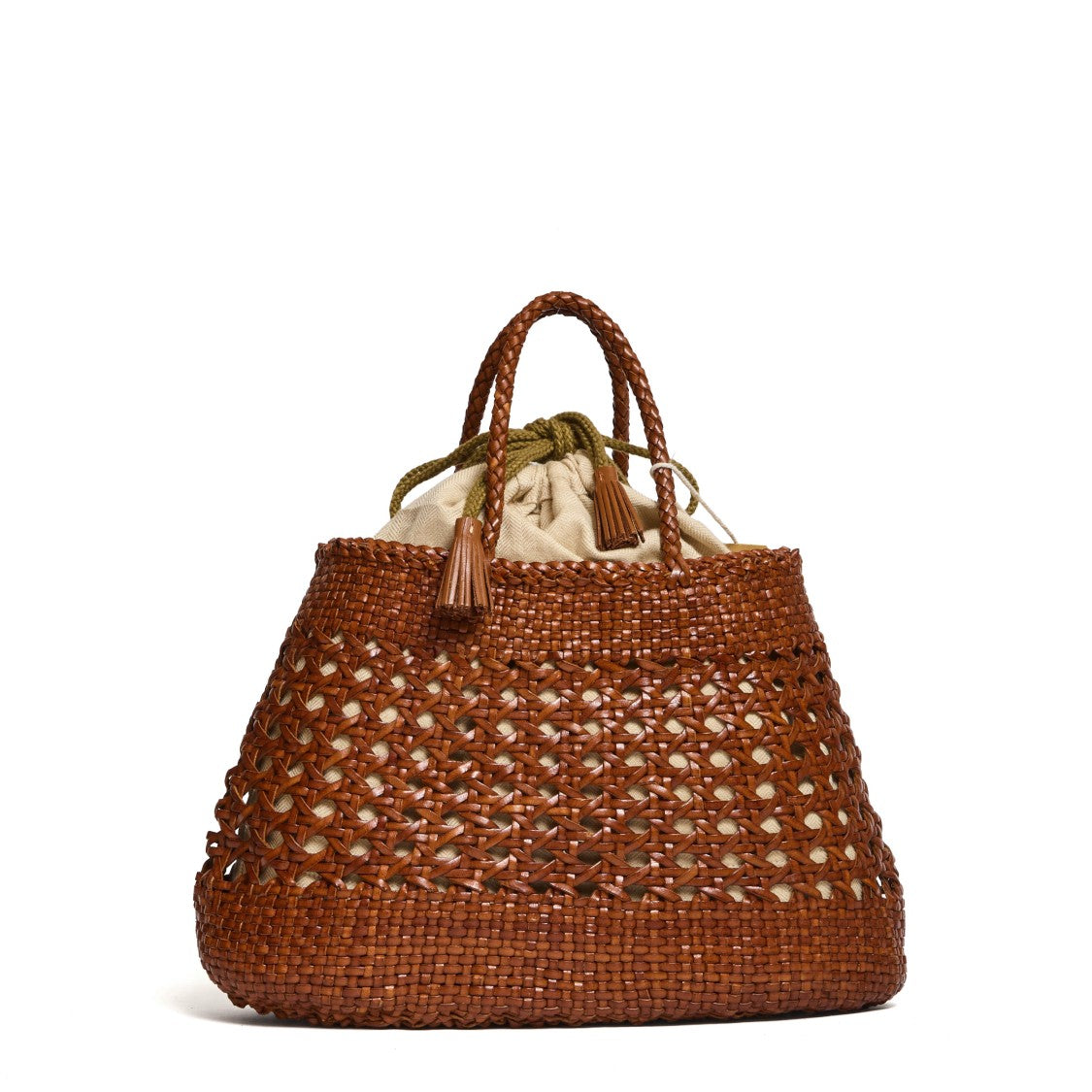 Dragon Diffusion Santa Cano Cotton Cannage Woven Tote Bag