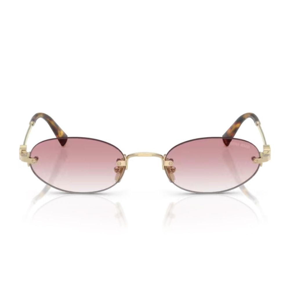 Miu Miu 0Mu A54s Logo Rimless Oval Sunglasses