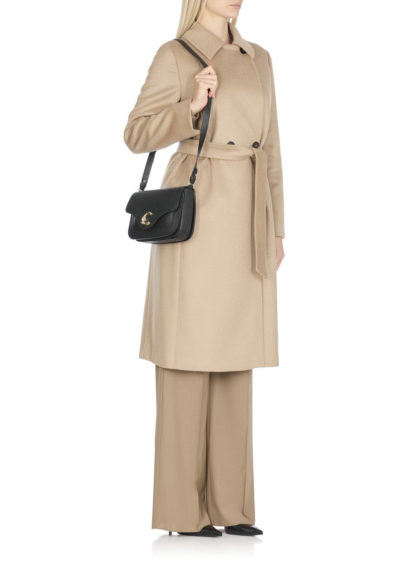 Coccinelle Black Leather Shoulder Bag