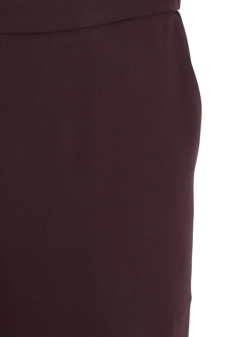 P.A.R.O.S.H. Straight Leg Elastic Waist Straight-Leg Pants