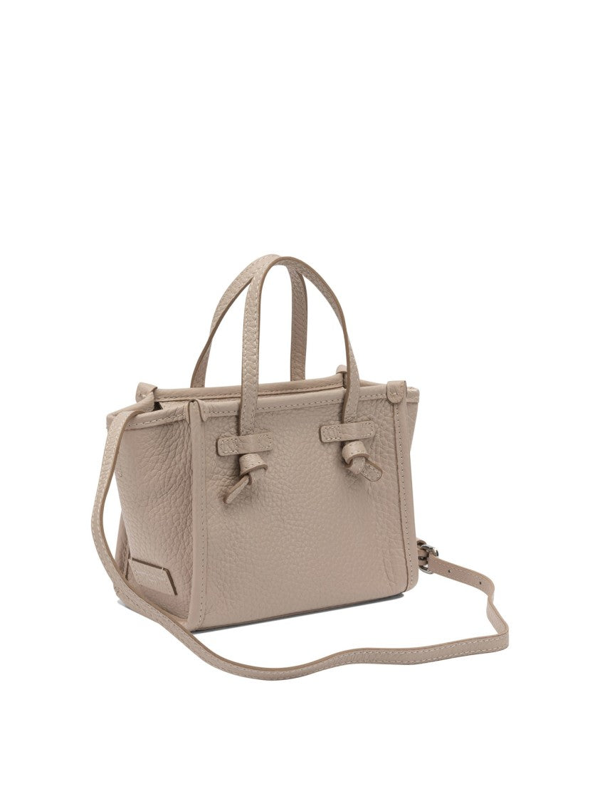 Gianni Chiarini Textured Leather Handbag With Detachable Strap