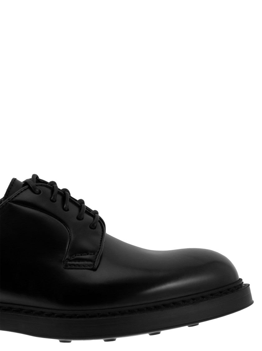 Doucal's Leather Derby Lace-Up