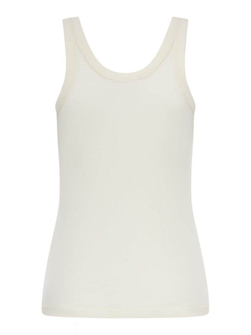 Lemaire Scoop Neck Rib Knit Tank Top