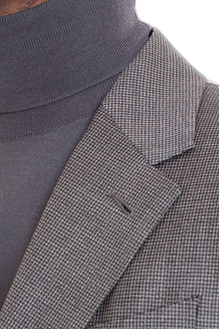 Zegna Houndstooth Wool Suit