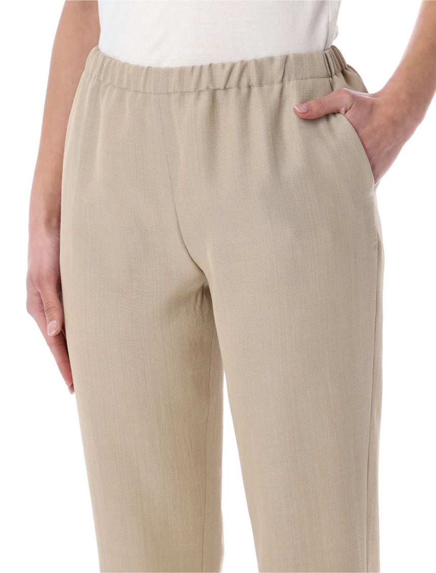 Loulou Studio Scot Viscose Wool Blend Pants