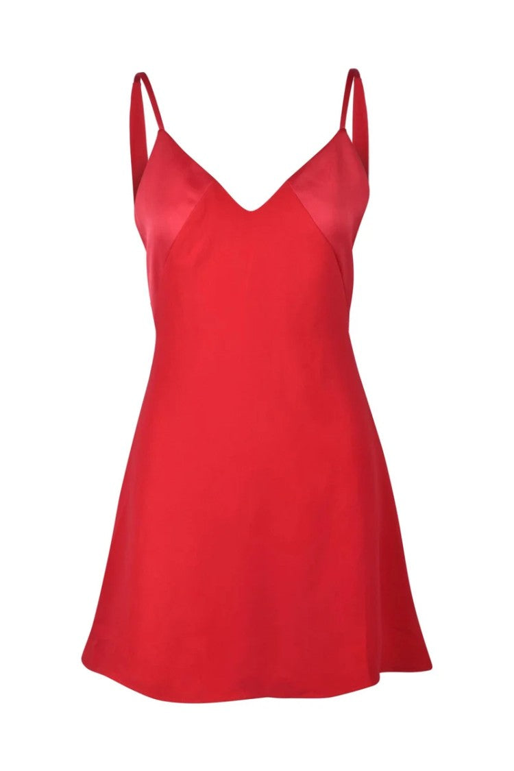 Costume National C. Red Polyester Dress