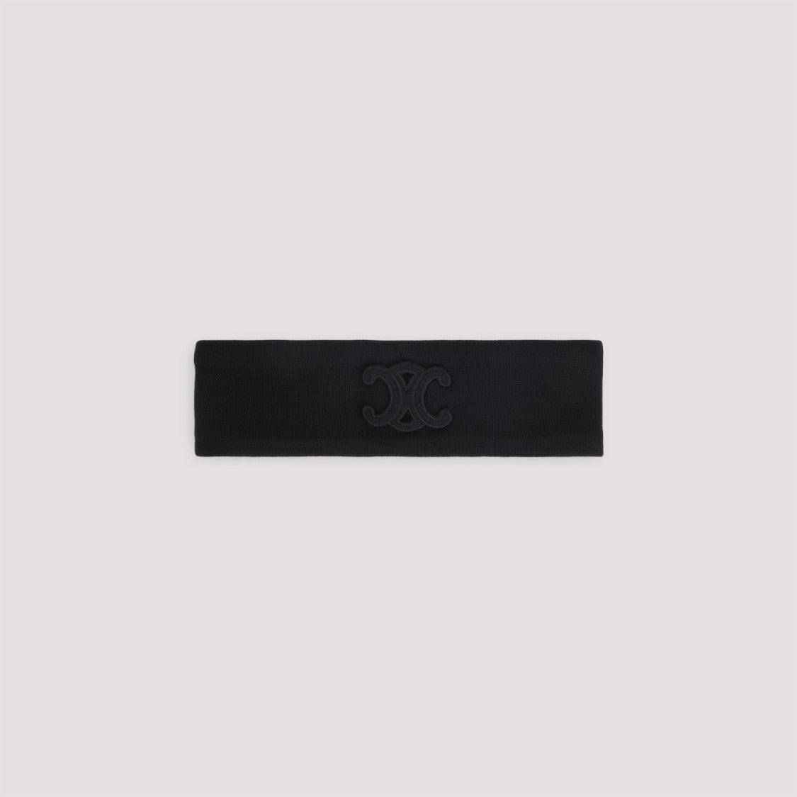 Celine Black Wool Headband