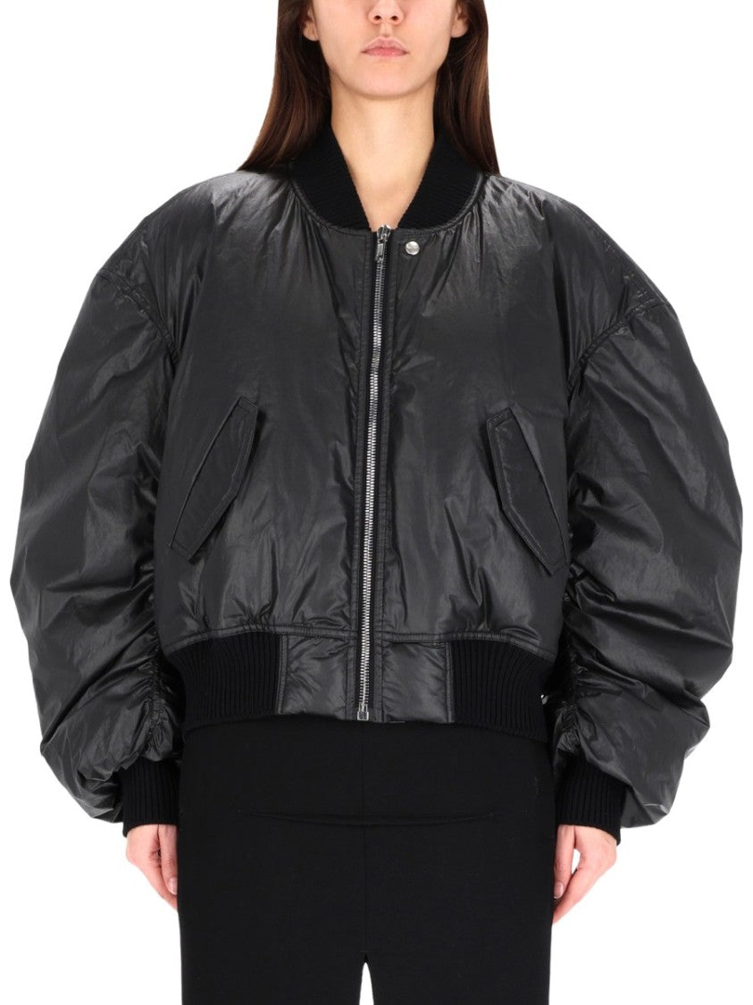 Rick Owens Oversized Black Sports Jacket
