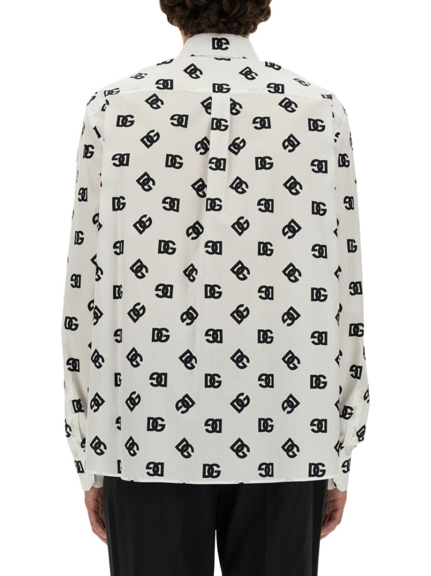 Dolce & Gabbana Dg Logo Shirt All Over