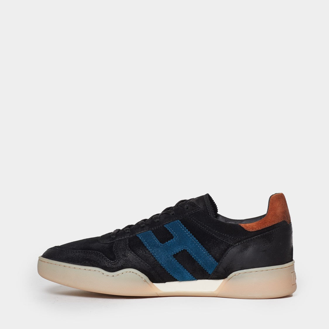 Hogan Black Suede H357 Sneakers