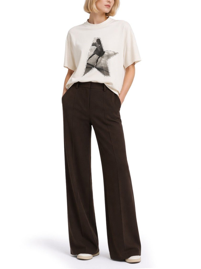 Golden Goose White Star Graphic Cotton T-Shirt