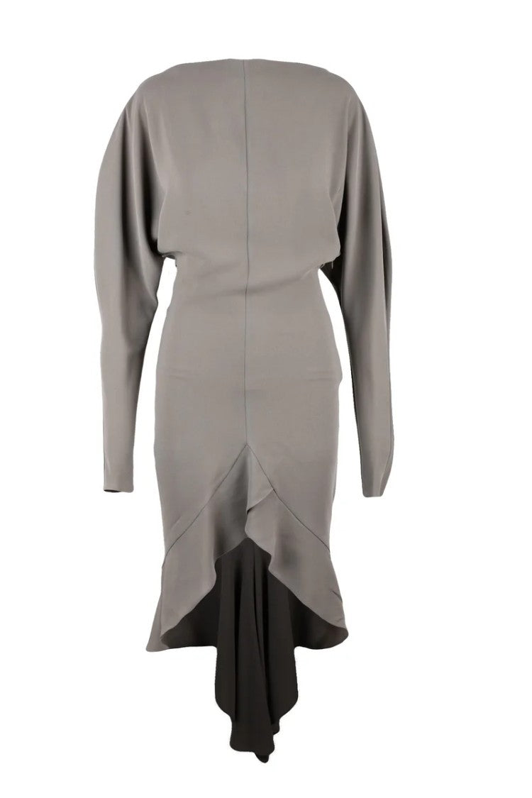 Philosophy Di Lorenzo Serafini Long Dress Khaki - Khaki