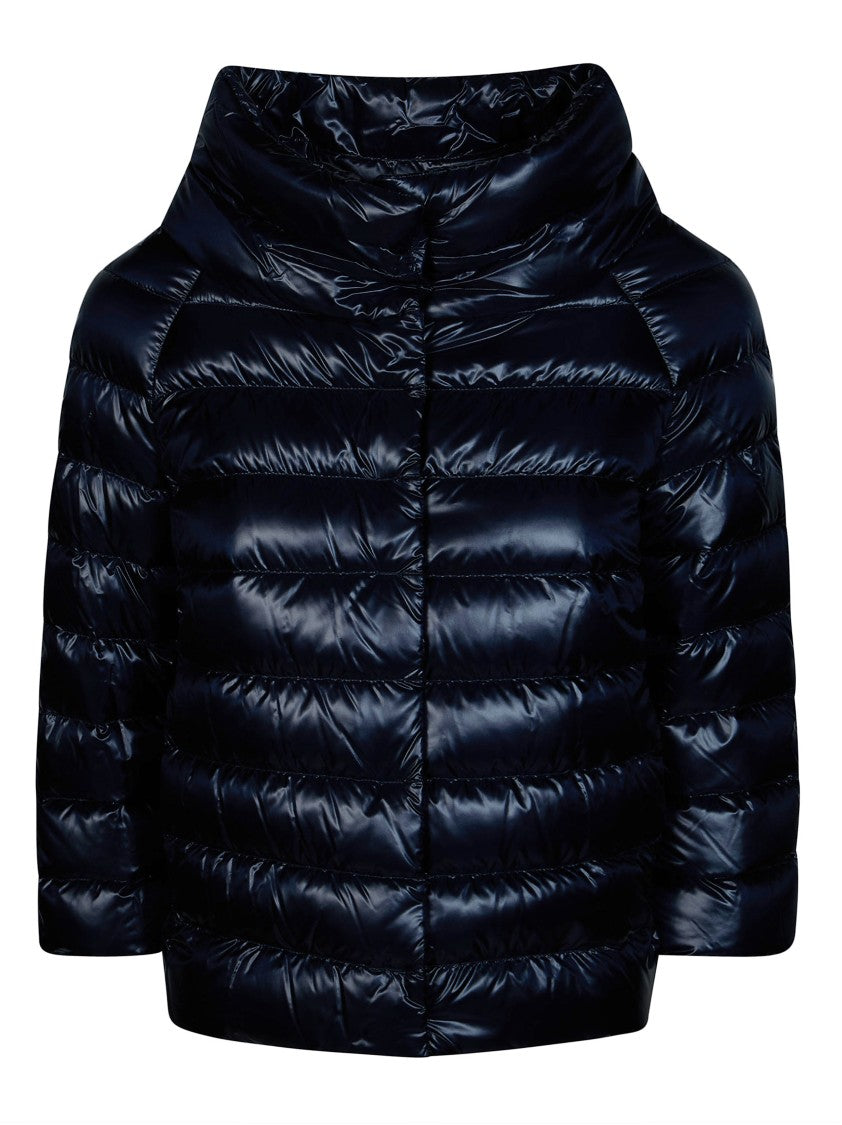 Herno Amelia Glossy High Collar Down Jacket