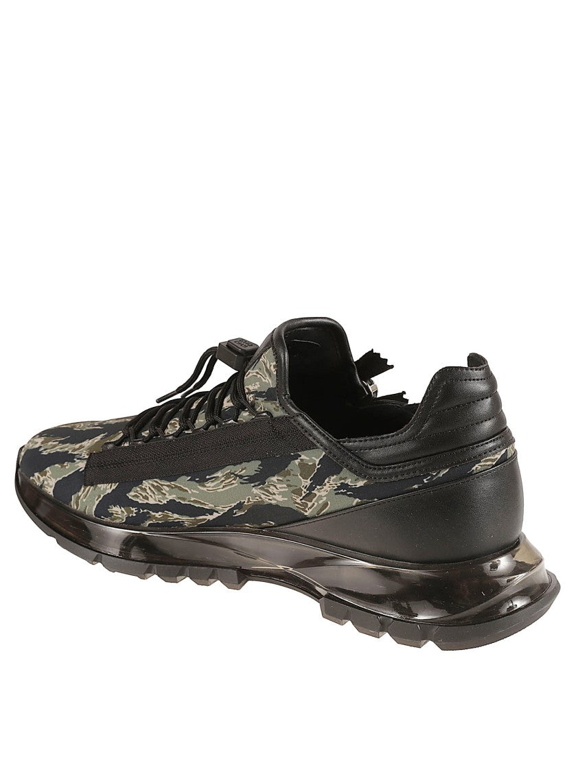 Givenchy Camouflage Pattern Sneakers With Glossy Finish