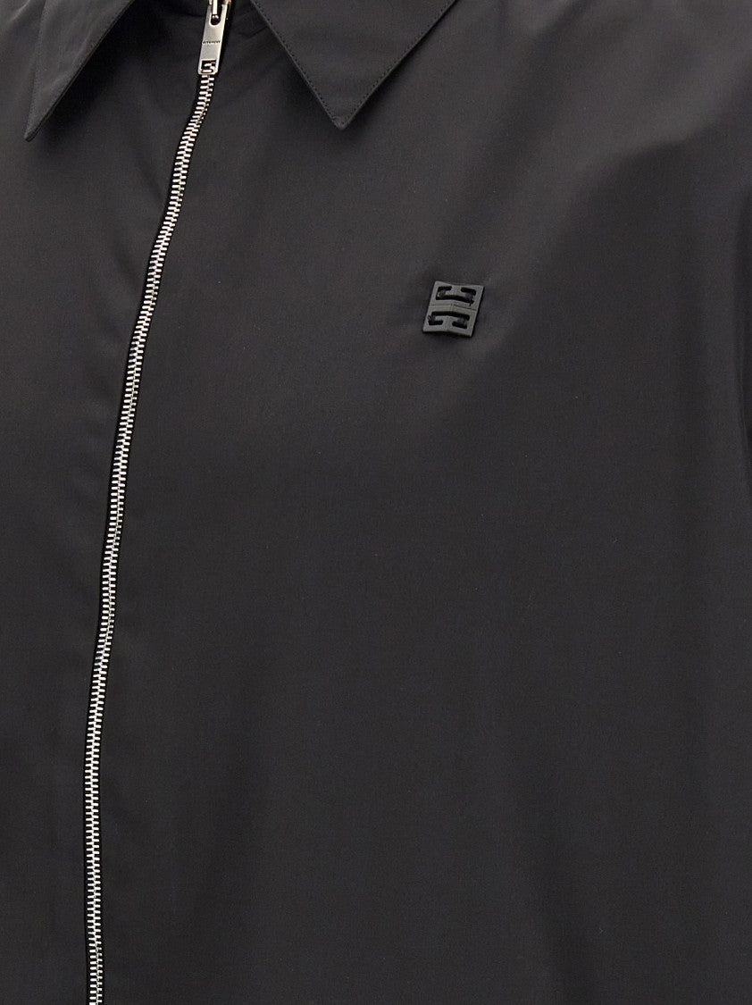 Givenchy Zip Shirt With Front Zip Closure