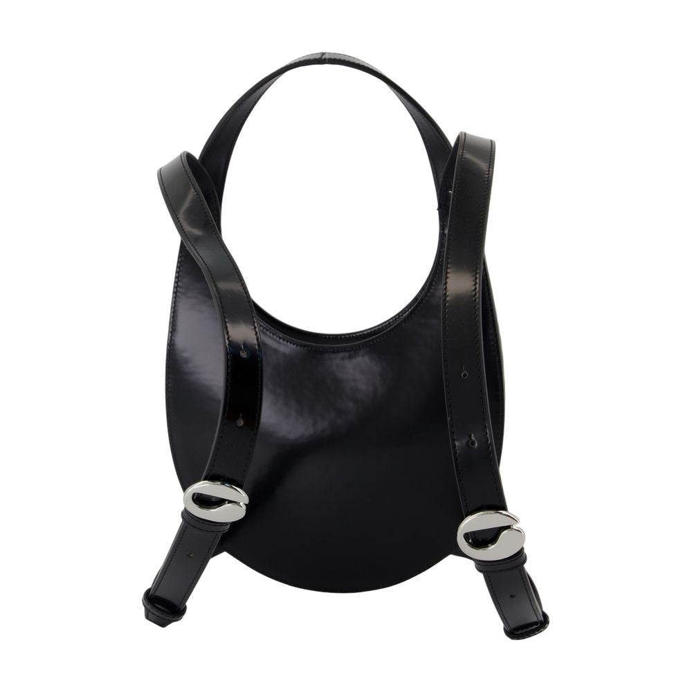Coperni Swipe Backpack - Leather - Black