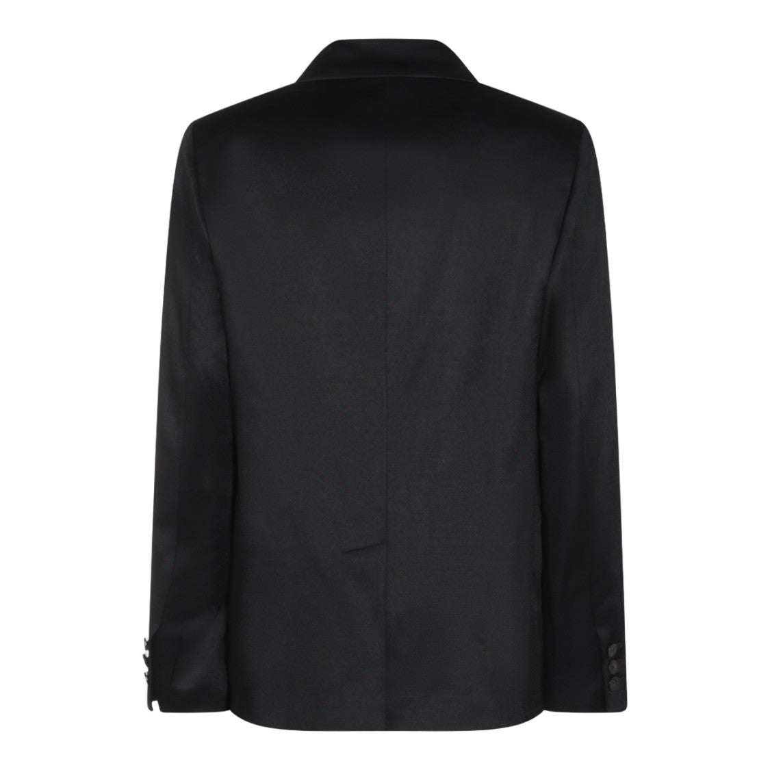 Montedoro Classic Tailored Black Jacket With Notched Lapel