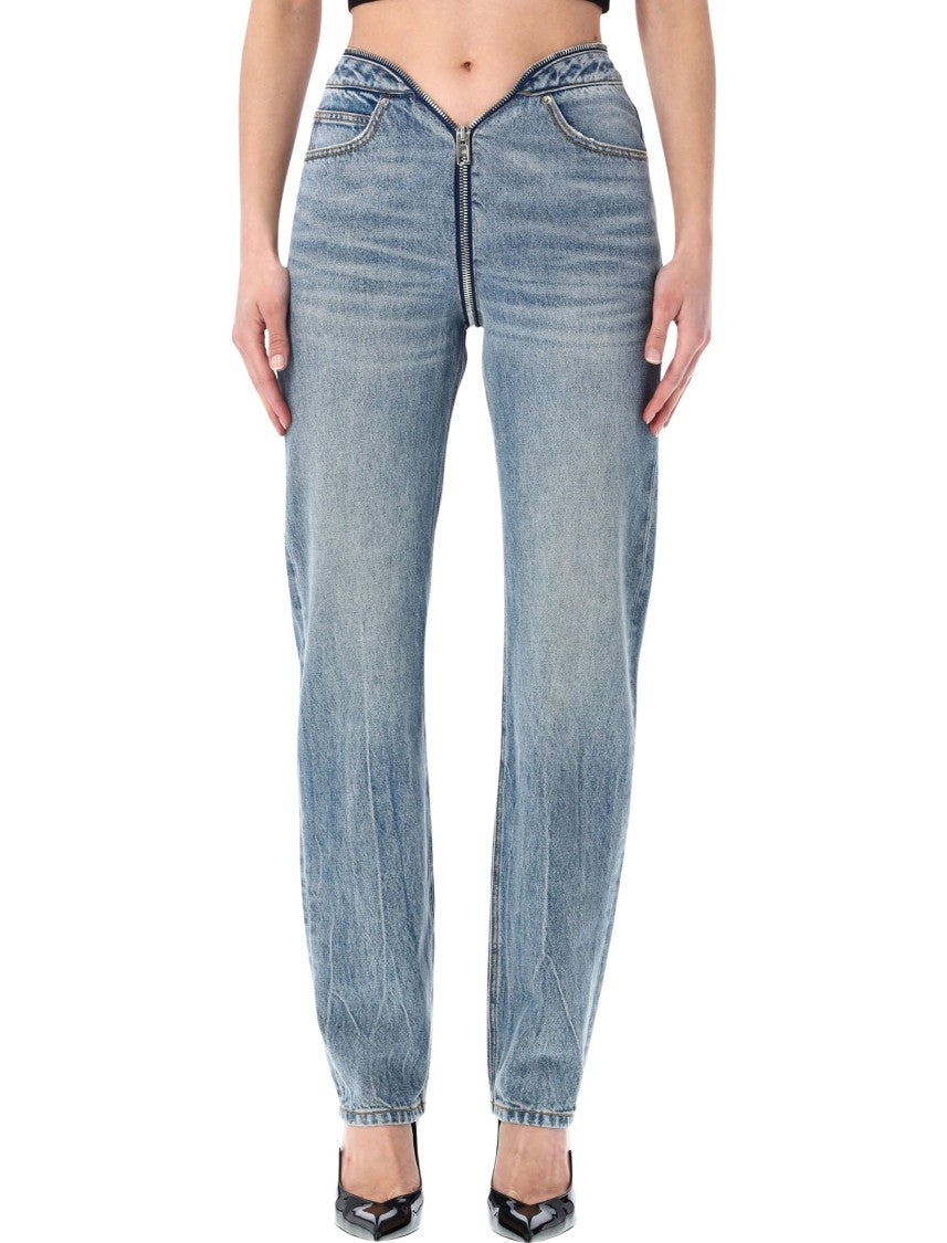 Alexander Wang Vita V Zip Front Jeans