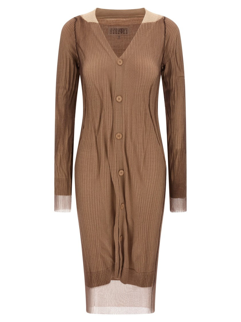 Mm6 By Maison Margiela 'Trapped' Double Layer Dress