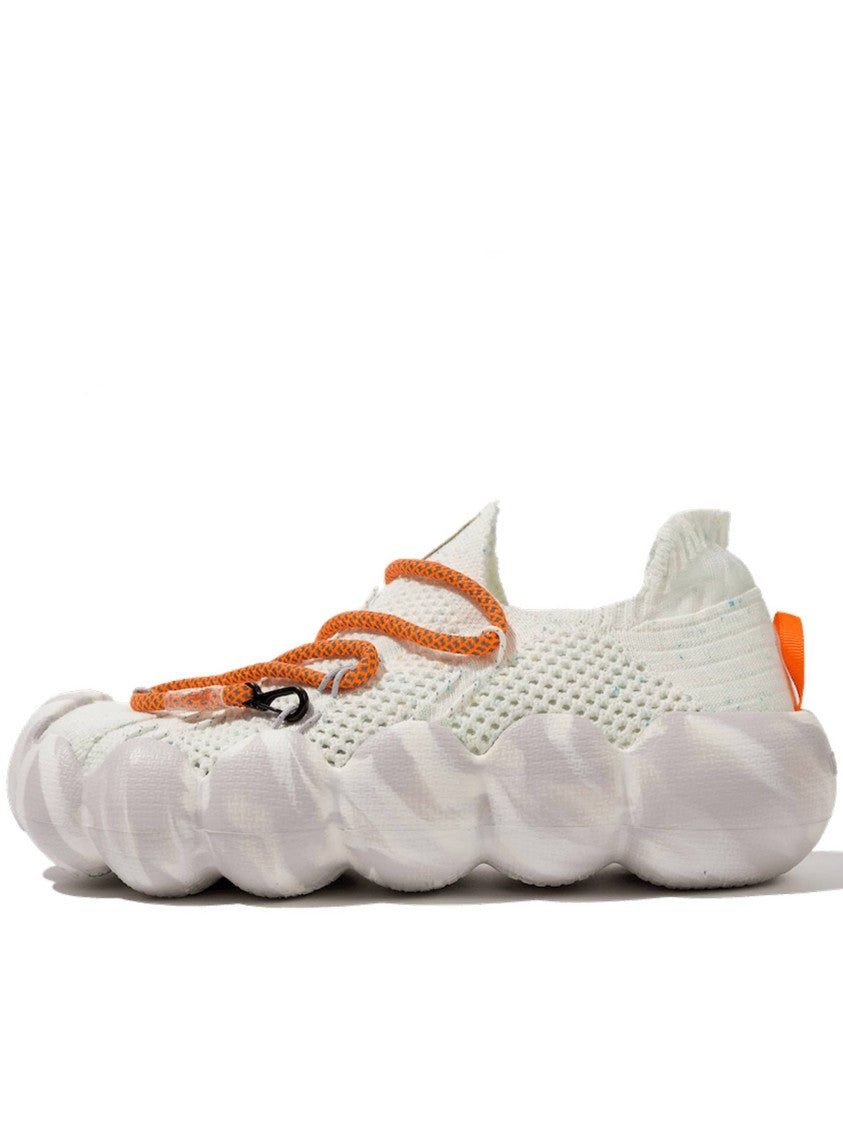 Uppervoid White Knit Apres Mule