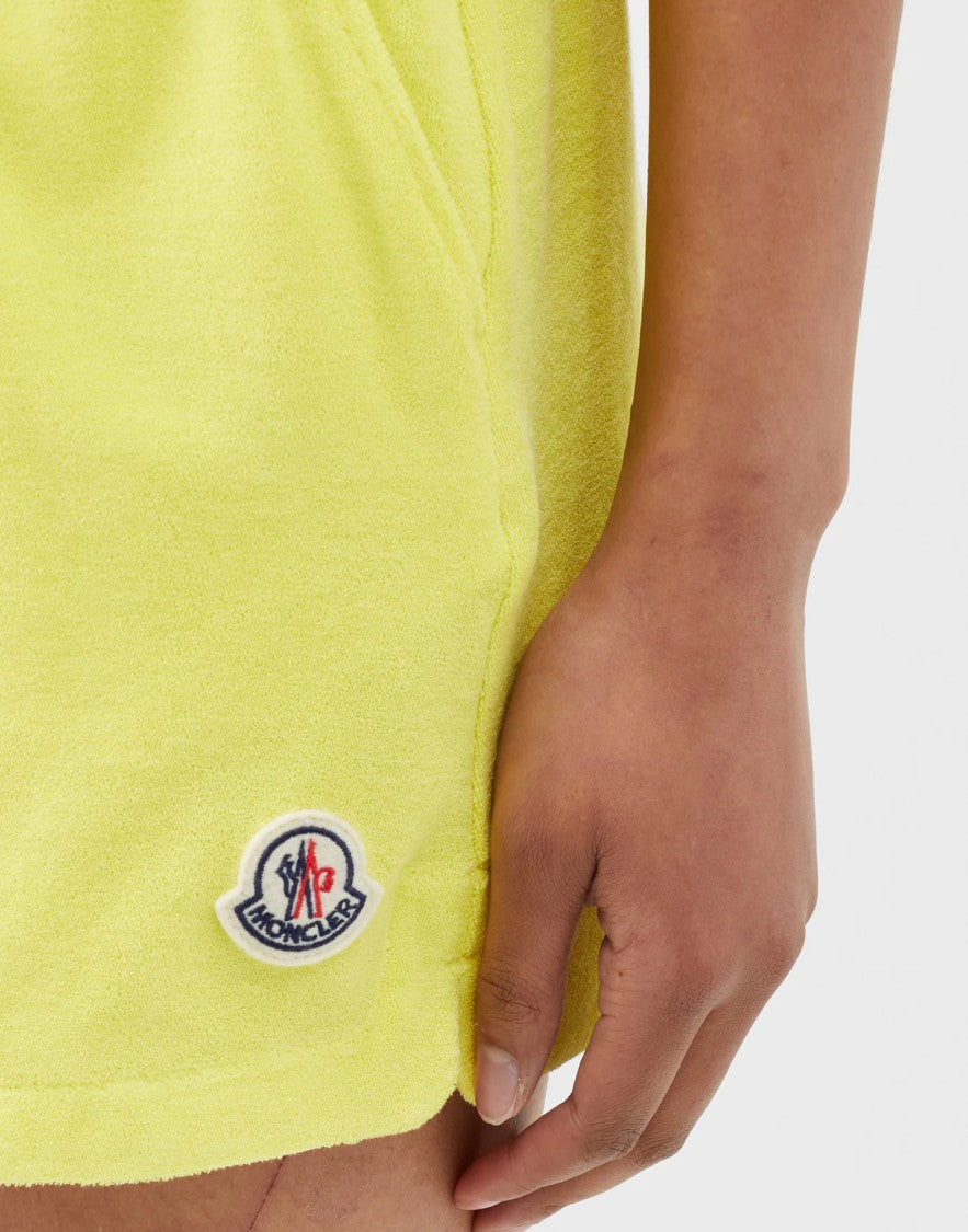 Moncler Logo Patch Terry Shorts