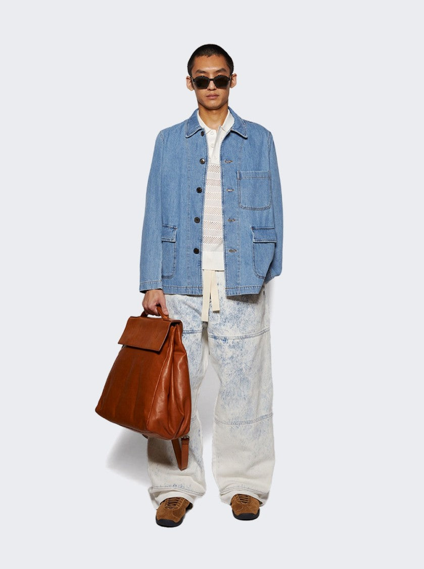 Dries Van Noten Braxton Denim Jacket Light Blue
