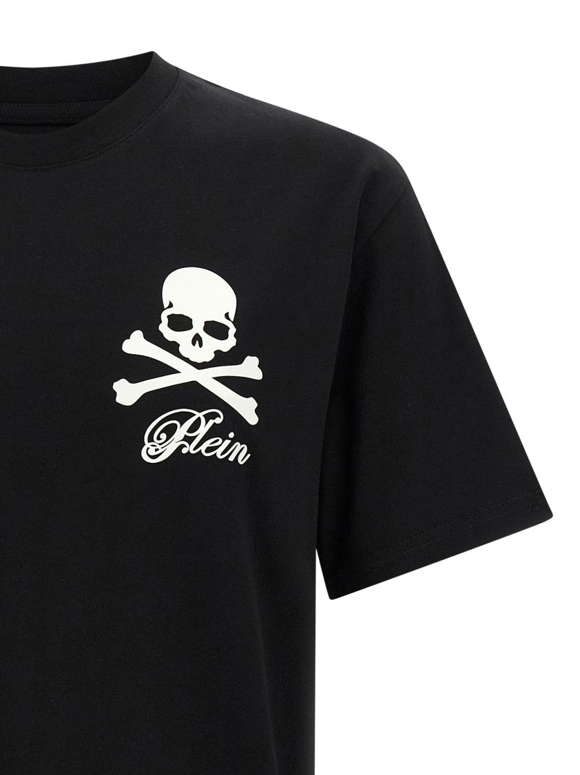 Philipp Plein Skull & Bones' Print T-Shirt