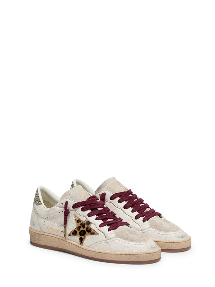 Golden Goose Low-Top Sneakers With Distressed White Leather